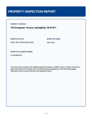 Property Inspection preview