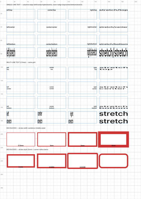 Alignment & Border Test preview